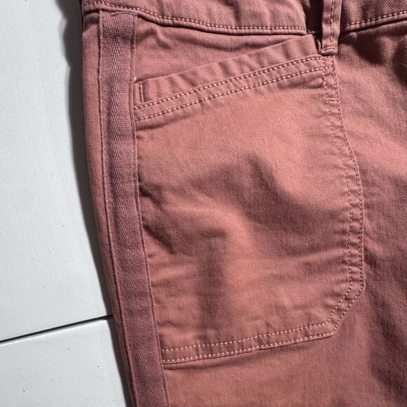 NWT Old Navy Mid Rise Pixie Chino Side Stripe Pixie Ankle Pants Amelia Rose Sz4 - Picture 6 of 11